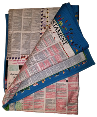 The Bible Blanket-Egyptian Cotton Quilt. Complete Bible, KJV. Beautifully decorated.