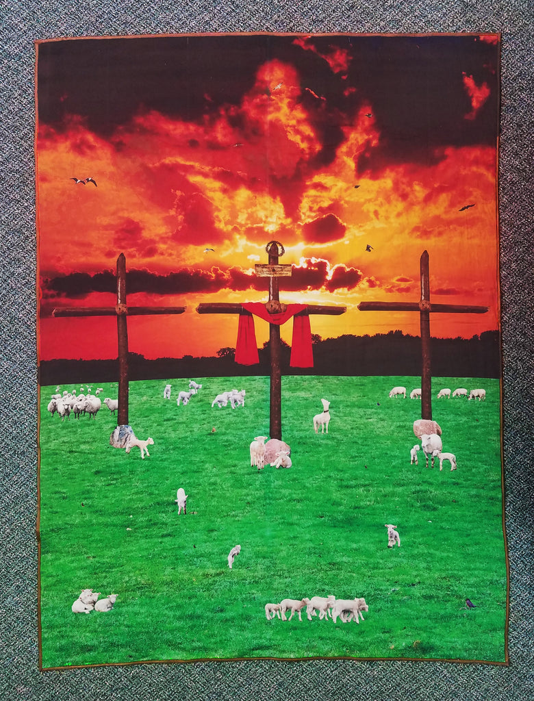 Crosses - Baby Blanket 30x40 inches inch quilt